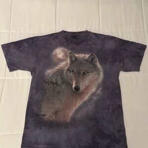 The Mountain Wolf Graphic T-Shirt 2014 Collin Bogle Tie Dye Size Large